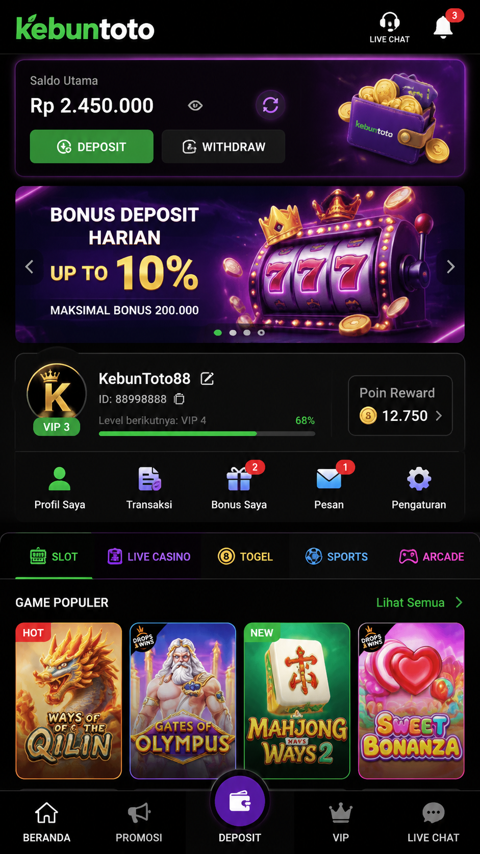 Screenshot 3 kebuntoto